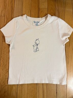 rare brandy melville cherub baby tee